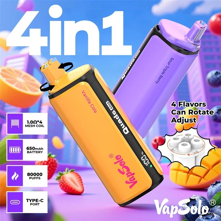 Vapsolo Quads 80k Puffs factory